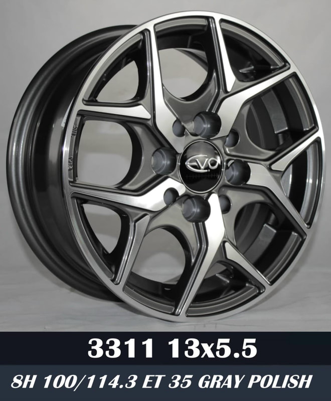 Mags 13 inch 5.5 wide 8 holes silver
